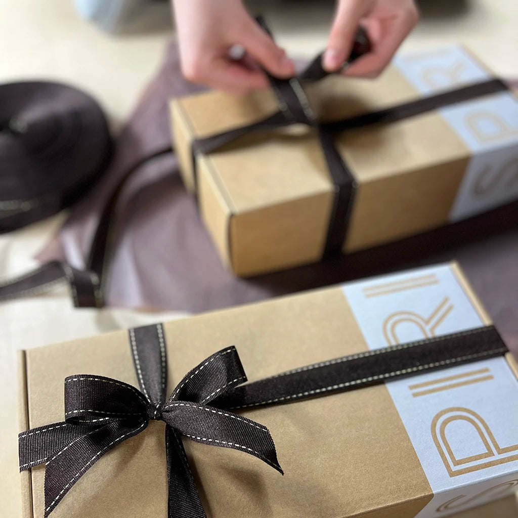 SPIRIT Almond Gift Box with Ribbon