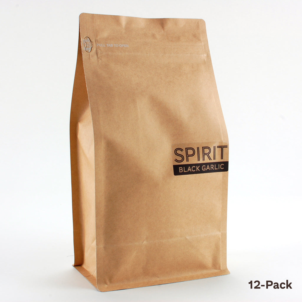 SPIRIT Almond Black Garlic in 12-pack pouch