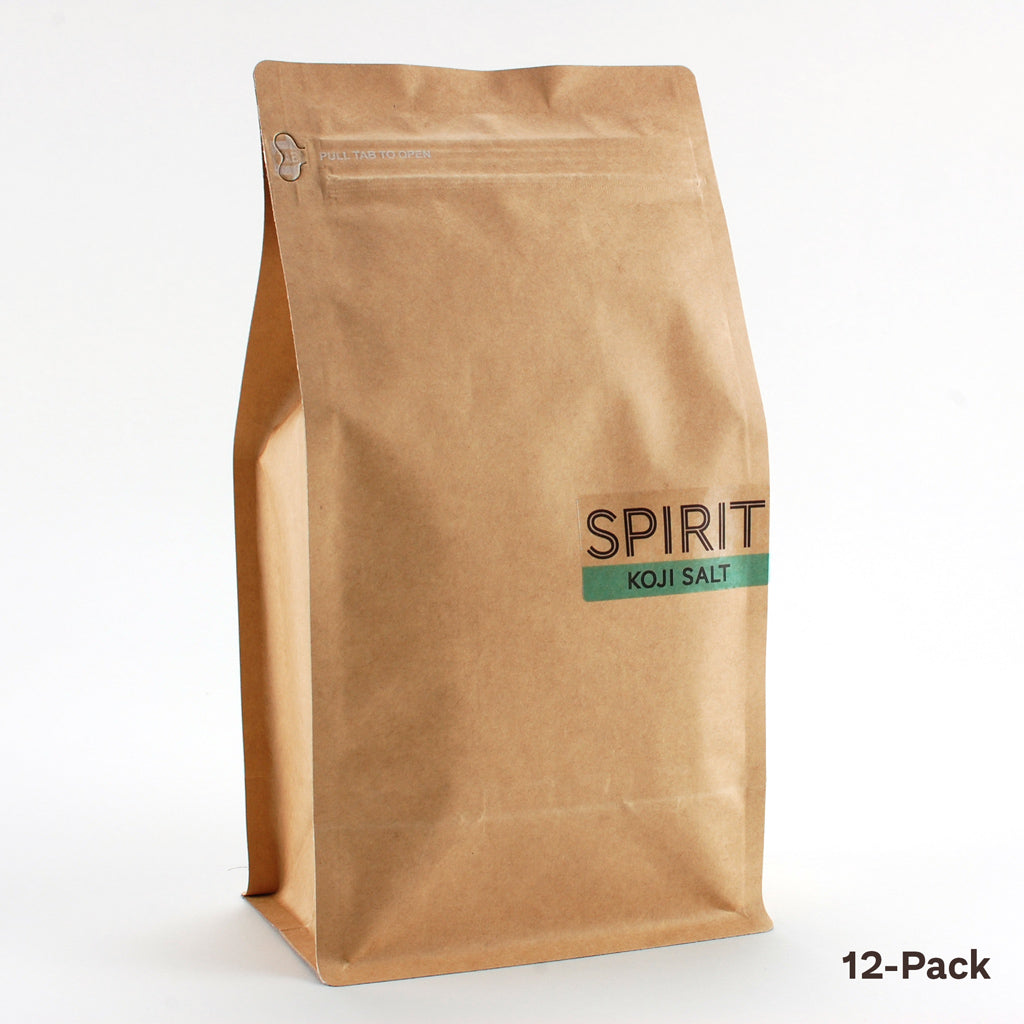 SPIRIT Almond Koji Salt in 12-pack pouch