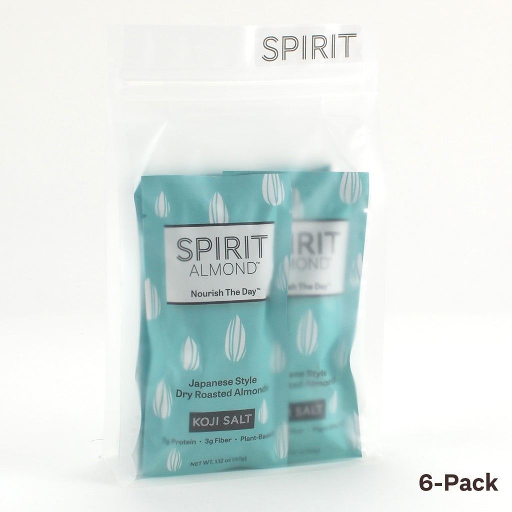 SPIRIT Almond Koji Salt in 6-pack pouch