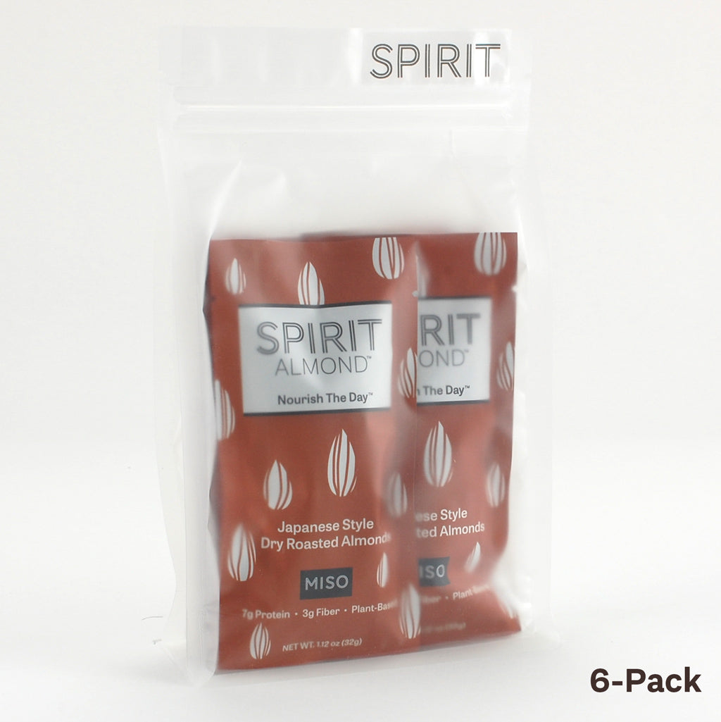 SPIRIT Almond Miso in 6-pack pouch