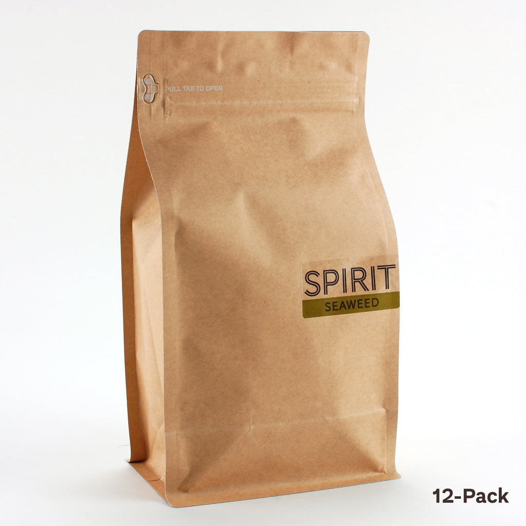 SPIRIT Almond Seaweed in 12-pack pouch