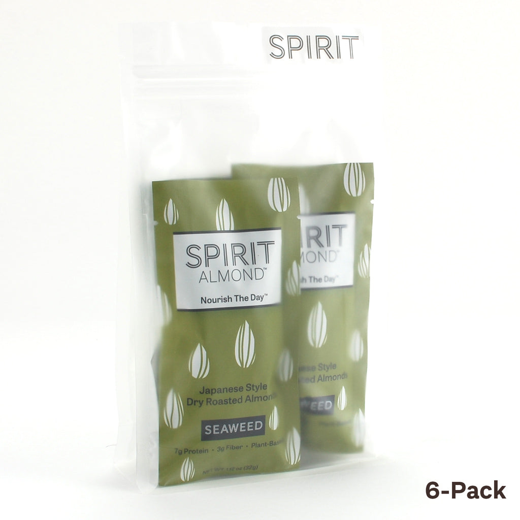 SPIRIT Almond Seaweed in 6-pack pouch
